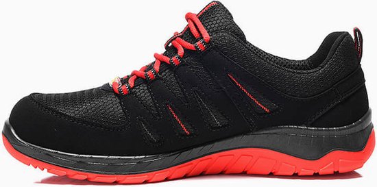 ELTEN Safety Shoes MADDOX BOA Black-Red Low ESD S3