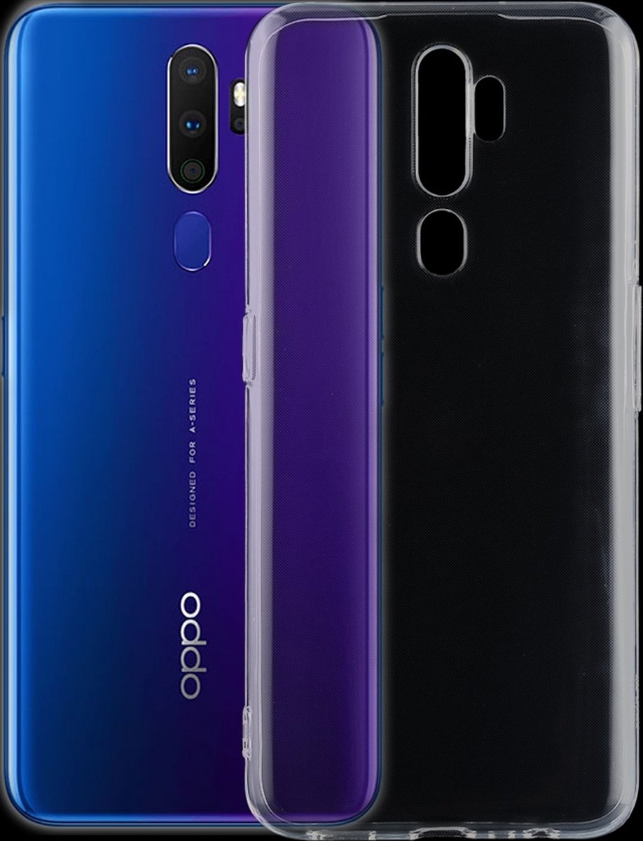 Mobigear Doorzichtig Hoesje geschikt voor OPPO A9 (2020) Telefoonhoesje Flexibel TPU Extra Dun | Mobigear Ultra Thin Backcover | Doorzichtig Telefoonhoesje A9 (2020) | A9 (2020) Case | Back Cover - Transparant