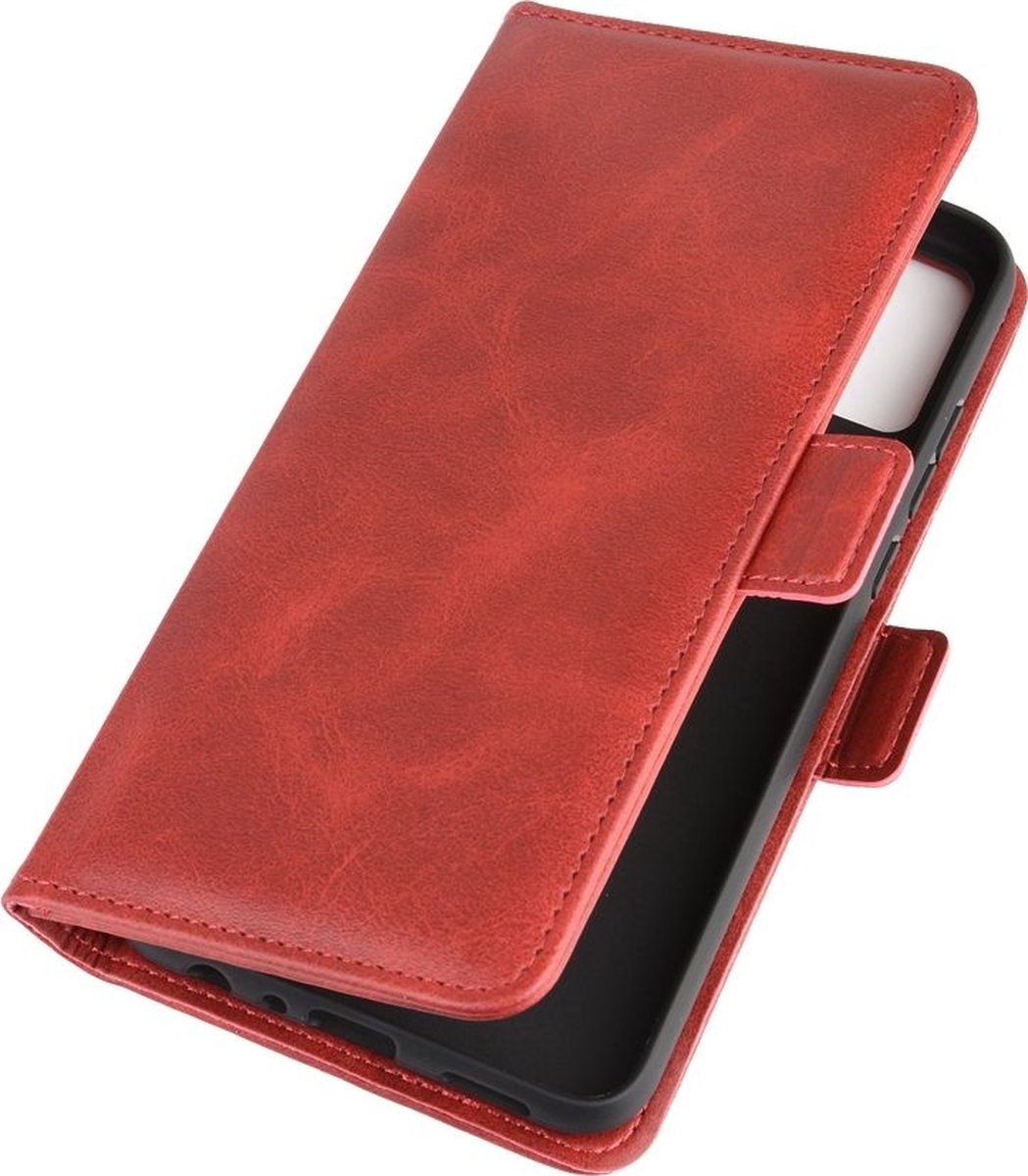 Mobigear Telefoonhoesje geschikt voor HONOR 9X Lite Hoesje | Mobigear Slim Magnet Bookcase Portemonnee | Pasjeshouder voor 3 Pasjes | Telefoonhoesje voor Pinpas / OV Kaart / Rijbewijs - Rood