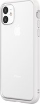 Apple iPhone 11 Hoesje - Rhinoshield - MOD NX Serie - Hard Kunststof Backcover - Transparant / Wit - Hoesje Geschikt Voor Apple iPhone 11