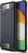 Mobigear Hoesje geschikt voor Samsung Galaxy A82 5G Telefoonhoesje Hardcase | Mobigear Outdoor Backcover Shockproof | Schokbestendig Galaxy A82 5G Telefoonhoesje | Anti Shock Proof - Marineblauw