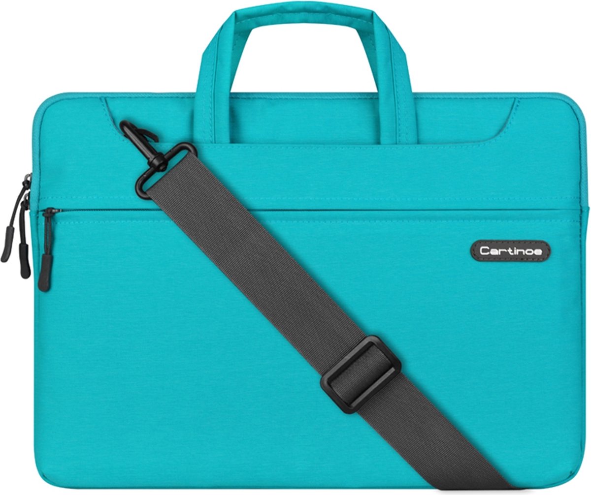 Cartinoe Starry - Laptop Schoudertas 11 - 12 inch Ritssluiting - Turquoise