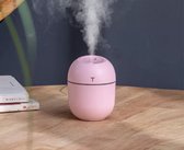 Mini diffuser - luchtbevochtiger - aroma diffuser - essentiële olie - USB luchtbevochtiger - Roze