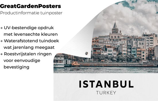 Affiche de Jardin Istanbul - Turquie - Maison - 200x200 cm