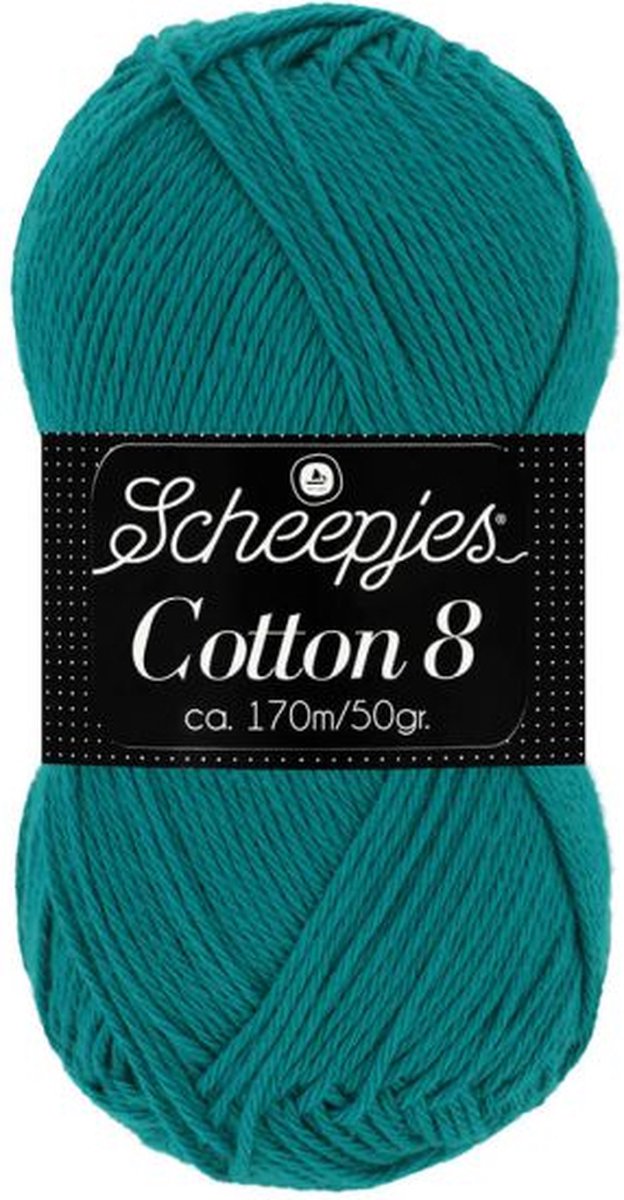 Scheepjes Cotton 8 50g - 724 Blauw