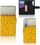 Telefoonhoesje Xiaomi Mi Note 10 Lite Flip Cover Valentijn Cadeautje hem Bier