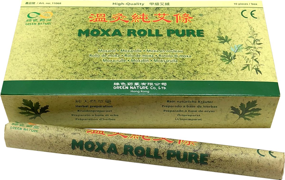 Goedkoopste Green Nature - Moxa Stift Pure - Bijvoetstokjes - 10 stuks