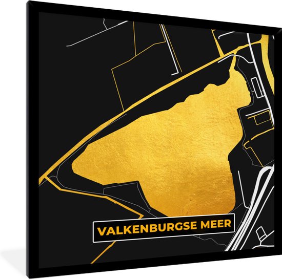 Fotolijst Incl Poster Kaart Plattegrond Stadskaart Nederland Valkenburgse Bol Com