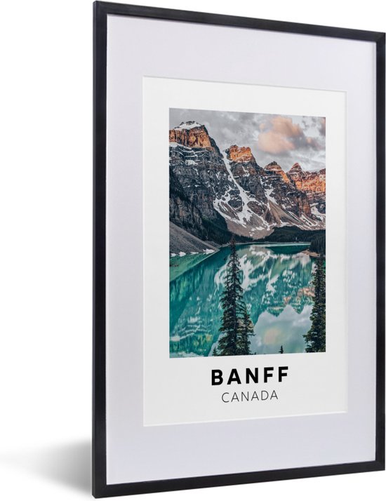 Cadre photo avec affiche - Canada - Berg - Water - 40x60 cm - Cadre pour  affiche | bol.com