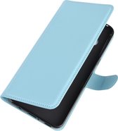 Mobigear Telefoonhoesje geschikt voor LG V60 ThinQ Hoesje | Mobigear Classic Bookcase Portemonnee | Pasjeshouder voor 3 Pasjes | Telefoonhoesje voor Pinpas / OV Kaart / Rijbewijs - Blauw