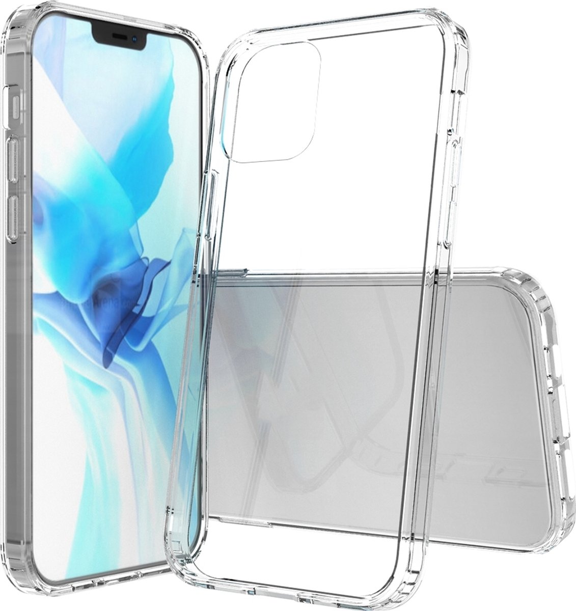 Mobigear Doorzichtig Hoesje geschikt voor Apple iPhone 12 Pro Telefoonhoesje Hardcase | Mobigear Crystal Backcover | Doorzichtig Telefoonhoesje iPhone 12 Pro | iPhone 12 Pro Case | Back Cover - Transparant