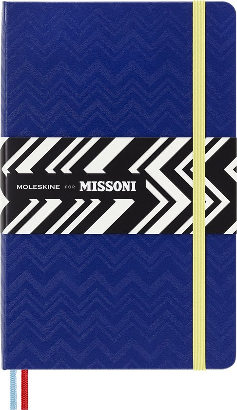 Moleskine large notitieboek gelinieerd soft cover blauw