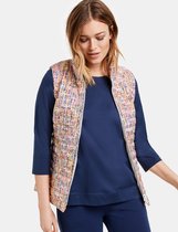 GERRY WEBER Dames Bodywarmer met meerkleurige print