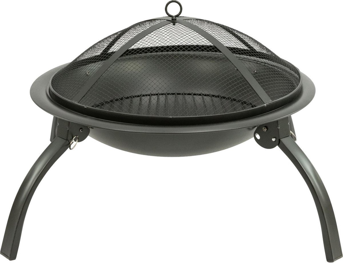 MaxxGarden Vuurschaal - Terrashaard - Vuurkorf - opvouwbaar - rond - 56cm