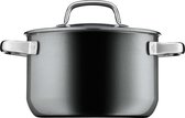 WMF FusionTec Mineral Platinum - Kookpan - Hoog - Ø20 cm - met deksel