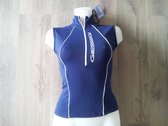 GSG POWER - fitness/spinningshirt - dames - mouwloos - navyblauw - XS