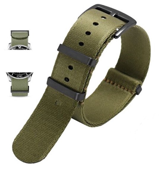 Horlogeband Nylon band - Nato strap