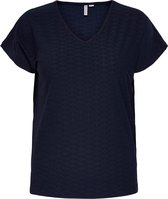 Only Carmakoma Carjalene Top/shirt Blauw Maat L 50/52