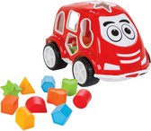 Moûlage de Pilsan Smart Auto Red avec figures géométriques - apprendre les couleurs et les formes tout en jouant à bébé
