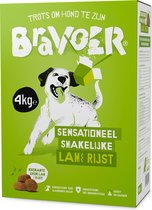 Bravoer Sensationeel Smakelijke Lam & Rijst - Hondenvoer - 4 kilo