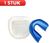 Bitje Volwassenen - 1 stuk - Blauw - Boksen - Hockey - Vechtsport  - Bitjes - Gebitsbeschermer