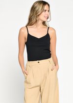 LOLALIZA Tank top - Zwart - Maat M