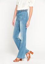 LOLALIZA Bootcut jeans - Blauw - Maat 44