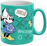 Disney Mickey Minnie Mouse Ceramic Mug 320 ml - Groen - Amsterdam - Nederland