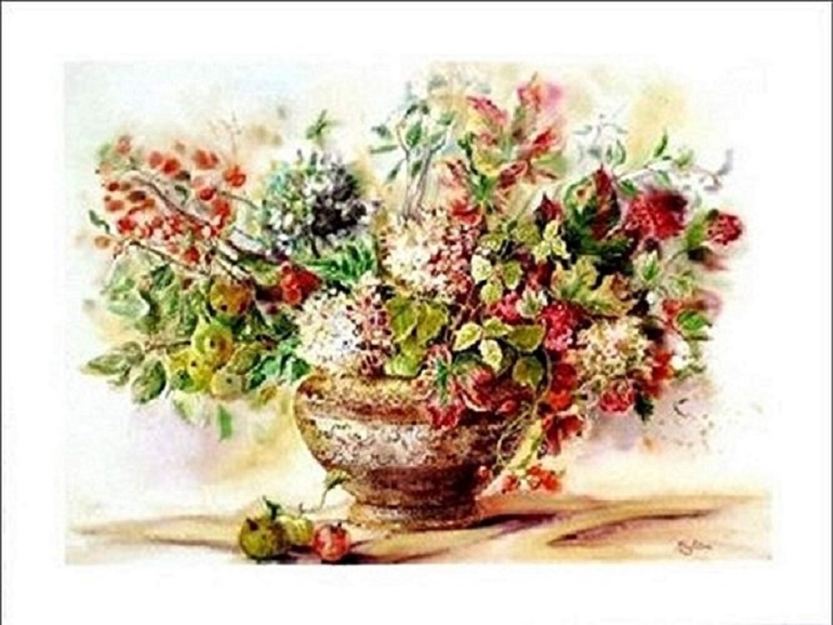poster Verkerke Myléne de Kleijn - autumm berries 80 x 60