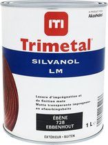 Trimetal Silvanol LM - Matte Transparante impregneer en afwerkingsbeits - 728 Ebben - 1 L