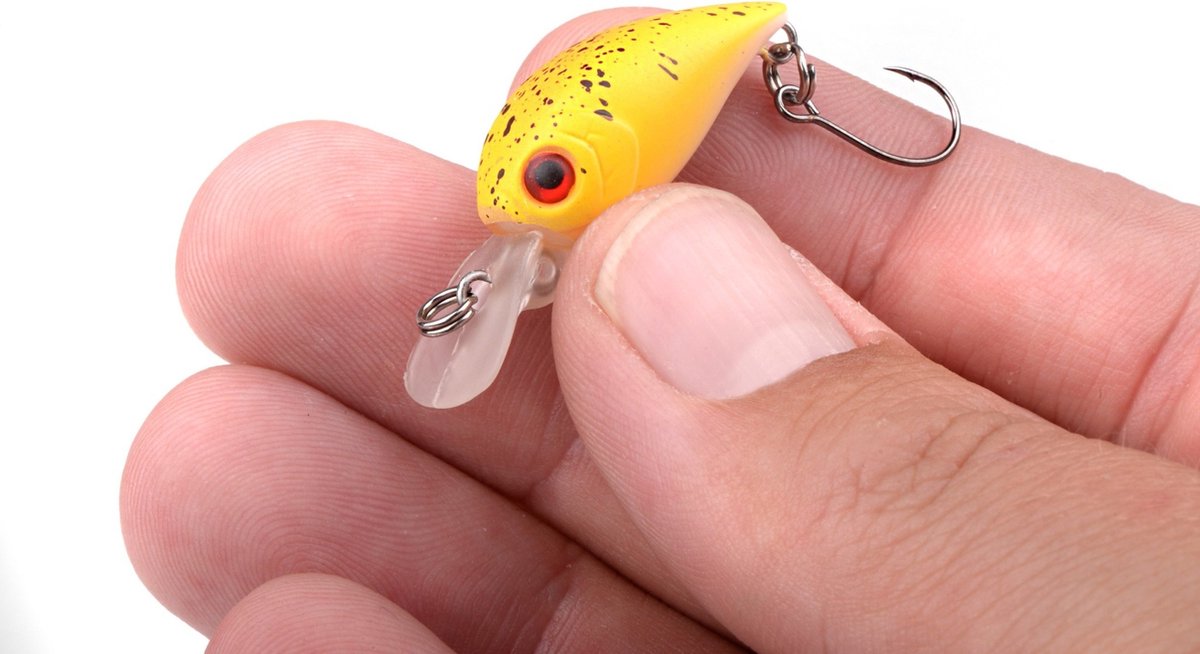 Trout Master UV Wobbla (Slow Sinking) Haak 8 - 37mm - 2.1gr - Kleur : Grey