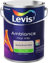 Levis Ambiance Muurverf - Extra Mat - Shady Brown B30 - 5L
