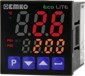 Emko ecoLITE.4.6.2R.0.0 Temperatuurregelaar Pt100, J, K, R, S, T, L -199 tot +999 °C Relais 5 A (l x b x h) 90 x 48 x 4