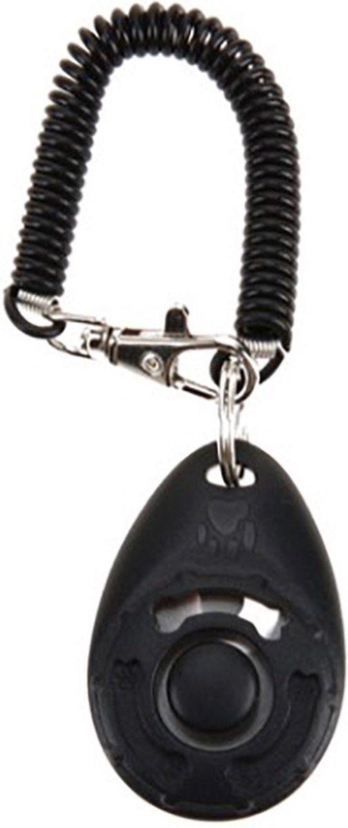 Luxe clicker voor Hondentraining - Training Hond - Zwart - 1 st - Merkloos
