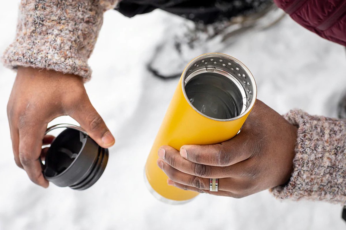 Klean Kanteen TKWide 592ml - Café Cap Marigold – foto 4
