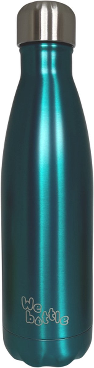 500 ML Bottle Green Sparkle - Groen - We Bottle - WaterFles