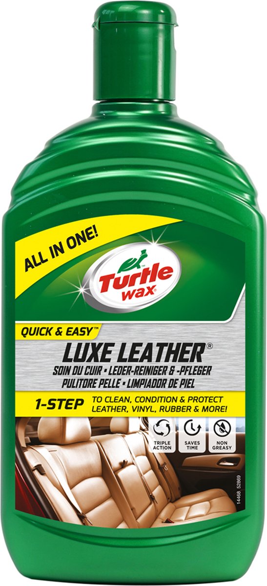 Turtle Wax Quick and Easy Luxe Leather Cleaner and Conditioner, 16 oz 