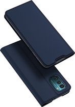 Dux Ducis - Telefoonhoesje geschikt voor Nokia G21 - Skin Pro Book Case - Blauw