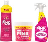Stardrops 3x The Pink Stuff - Het Wonder reinigingsmiddel - Allesreiniger Spray - Schoonmaakpasta groot 850g - Milieuvriendelijk - Huishouden