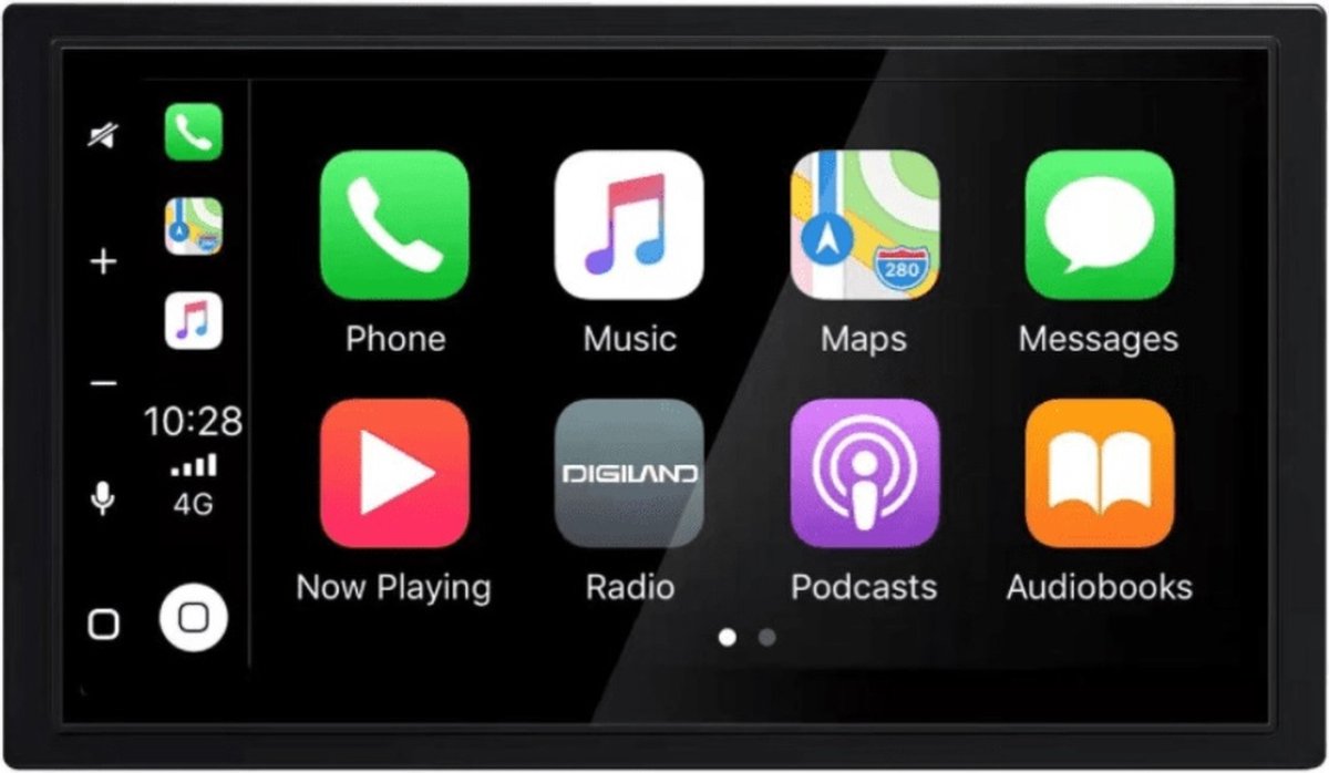 Wireless Apple Carplay & Android auto navigatie – autoradio 4x80W universeel Audiovolt XPA-675BT Premium