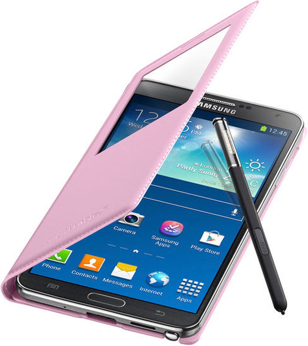 Samsung S View Cover voor de Samsung Jet Note 3 - Roze
