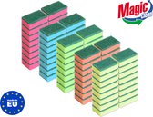 Tampons à récurer de nettoyage - 80 pièces - 75x50x30mm - Value Pack - MADE IN EU