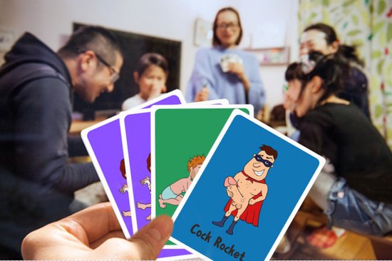 Thumbnail van een extra afbeelding van het spel Foursome - game night - card game - erotic game - sex quartet - playing cards