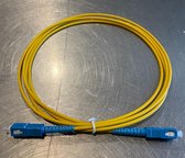 Fiber Patchkabel SC-UPC/SC-UPC Armored 2 meter geel