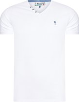 Mezaguz Heren T-Shirt Teessential Pastel White Maat L