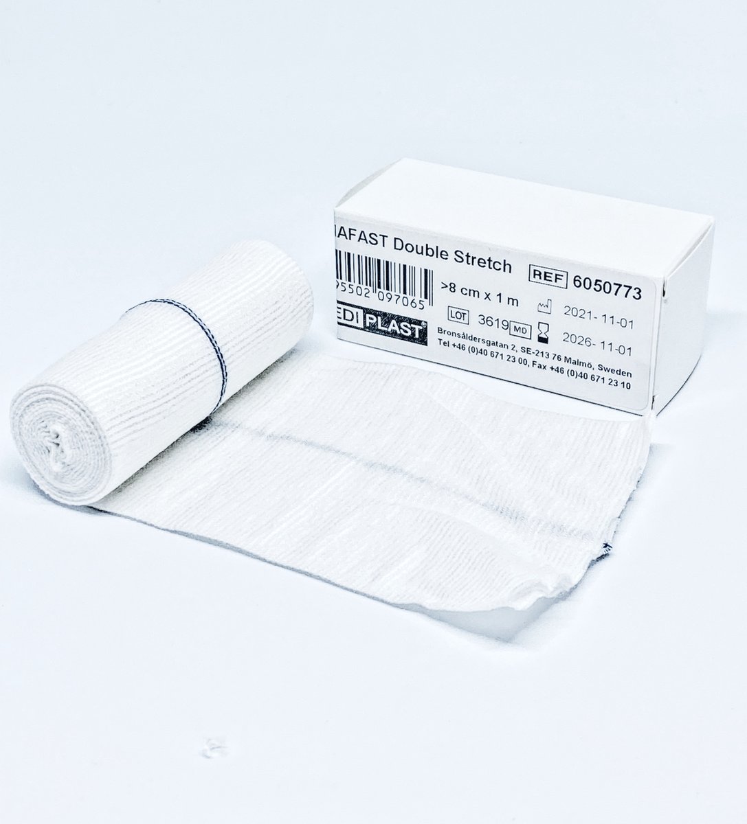 Goedkoopste Danafast Buisverband 7.5cm x 1m Double Stretch - benen, armen en dijen - 3 stuks