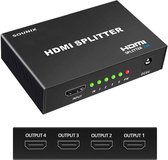 Sounix HDMI Switch - 4 ingangen 1 uitgang - 4K HDMI Switch  inclusief Power Adapter - 5 Poort HDMI Splitter