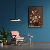 Walljar - Van der Ast - Stilleven met Bloemen - Muurdecoratie - Poster