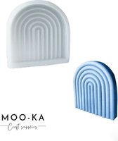 Moo-Ka - Siliconen Mal 'Regenboog XL' - kaarsen maken - kaarsmal