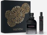 Valentino Uomo Born In Roma Yellow Dream Giftset - 50 ml eau de toilette spray + 15 ml eau de toilette tasspray - cadeauset voor heren